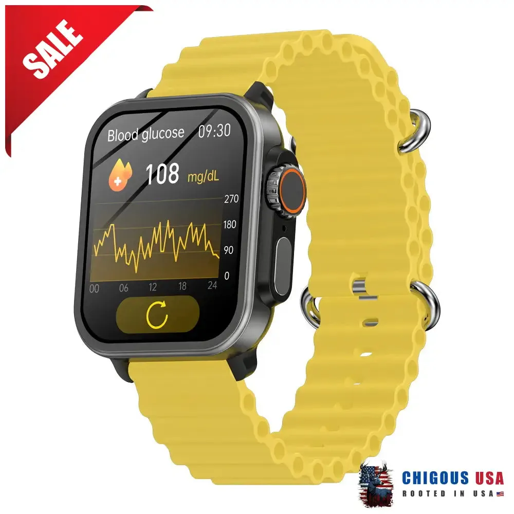 BEARSCOME VEE PRO Rugged Sports Smartwatch for Body composition /ECG/ Blood sugar/Blood pressure/heart rate monitoring
