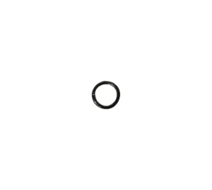 Black Nickel Plated Jump Rings - Open, Round (100 Pack)