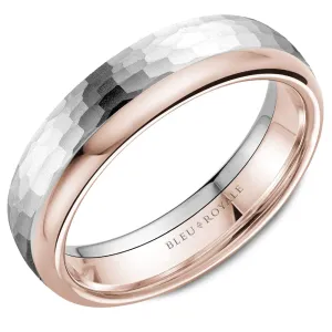 Bleu Royale Two-Tone 14k Wedding Band