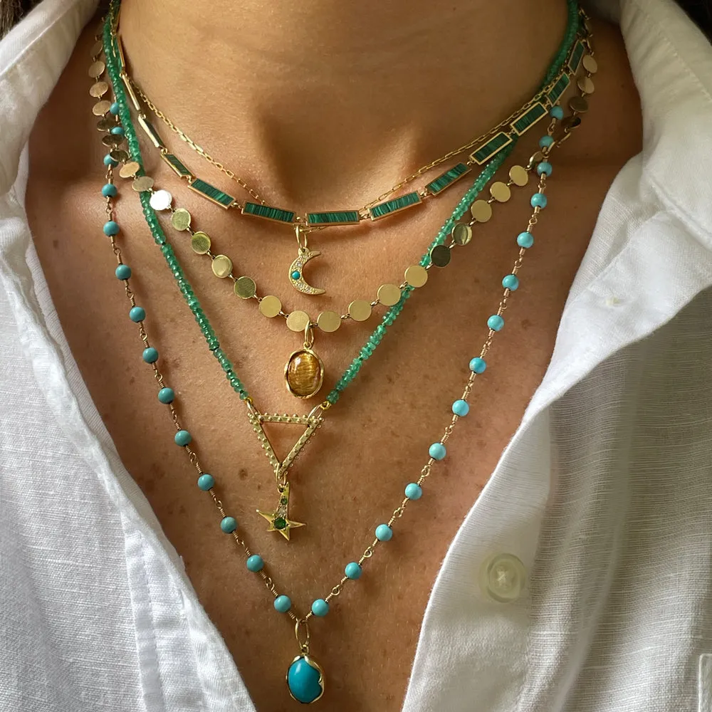 BOHEME EMERALD OPEN CHAIN
