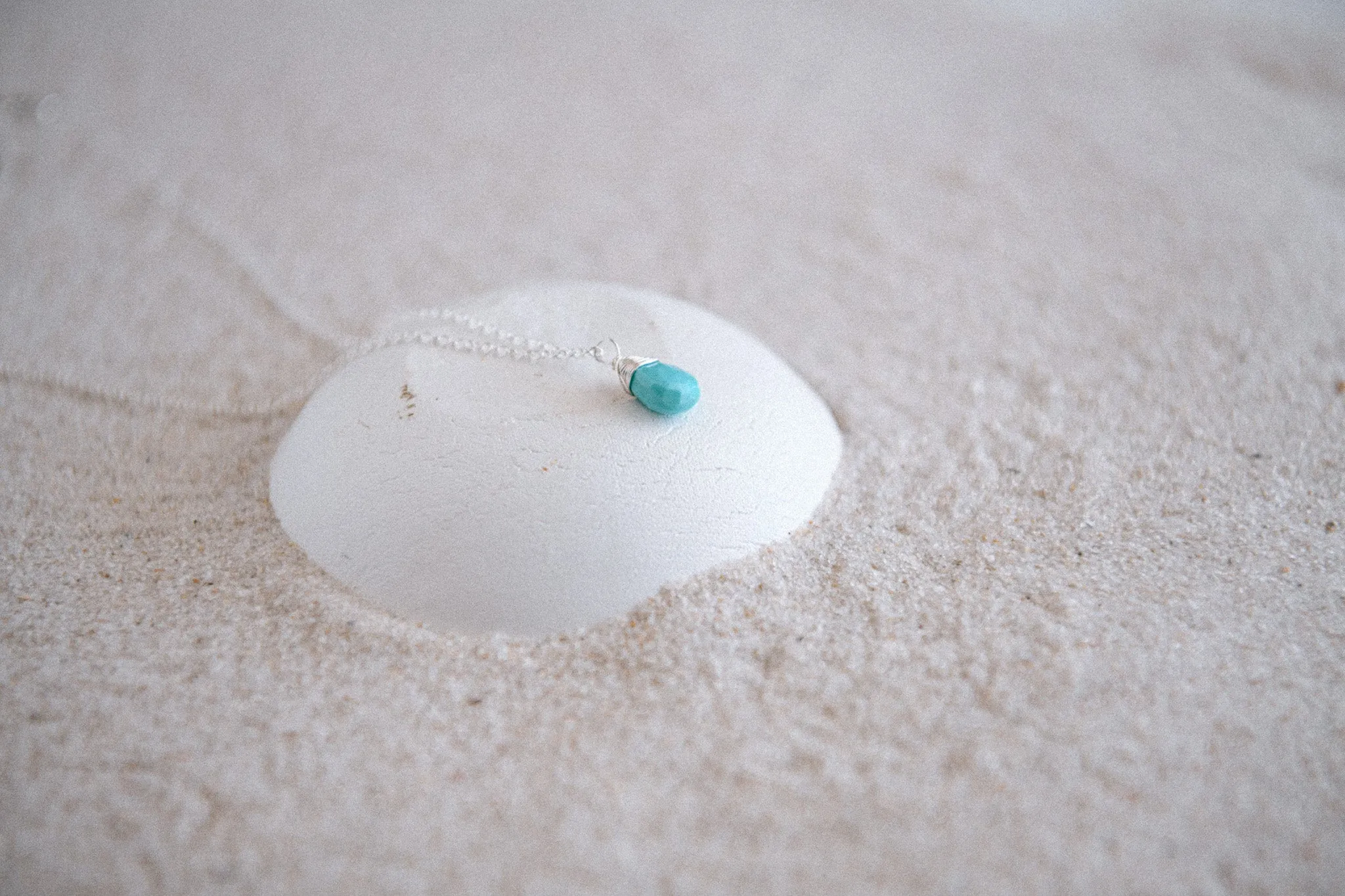 Bohemian Voyage Teardrop Pendant Necklace in Turquoise