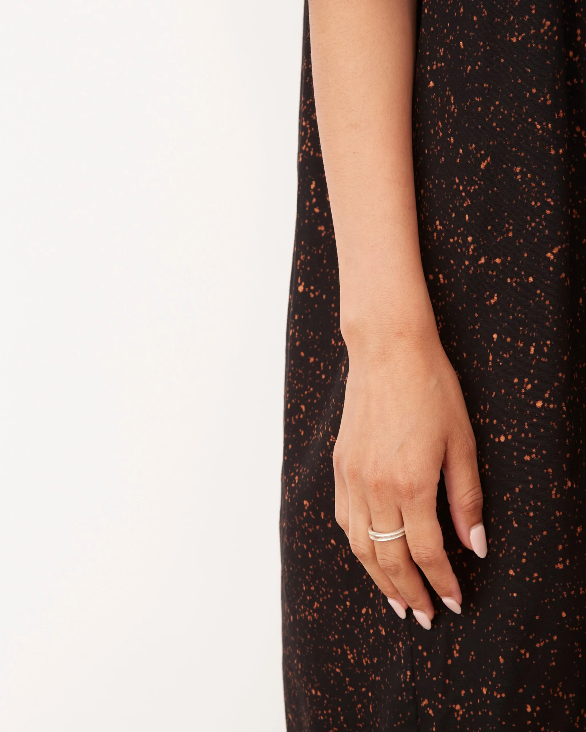 Bone Ring in Silver