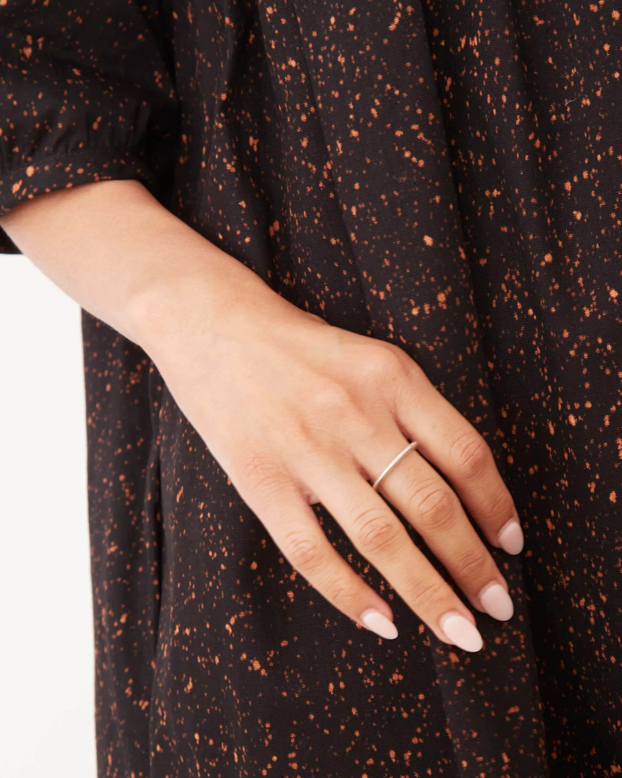 Bone Ring in Silver