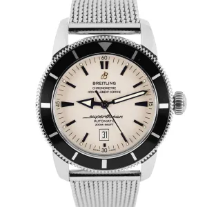 Breitling SuperOcean Heritage Date Stainless Steel Silver 46mm A17320 Watch