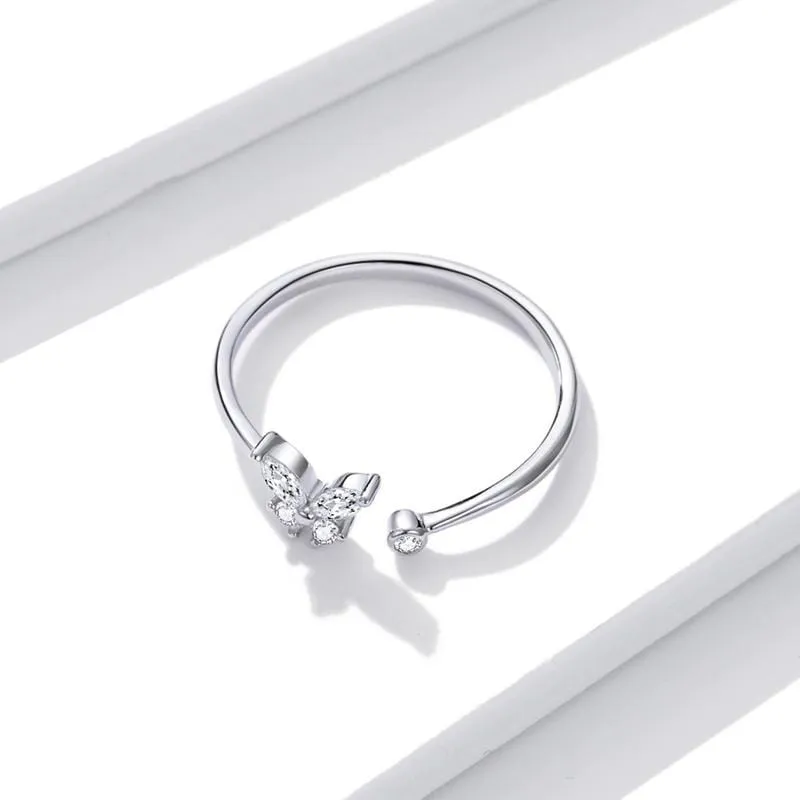 Butterfly Tail Open Ring