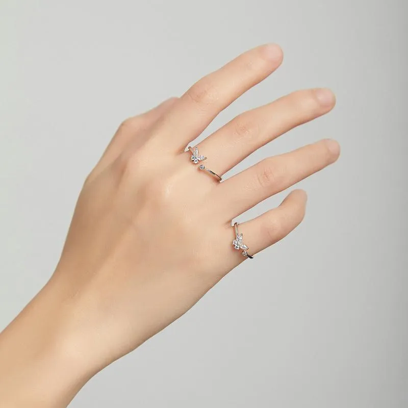 Butterfly Tail Open Ring