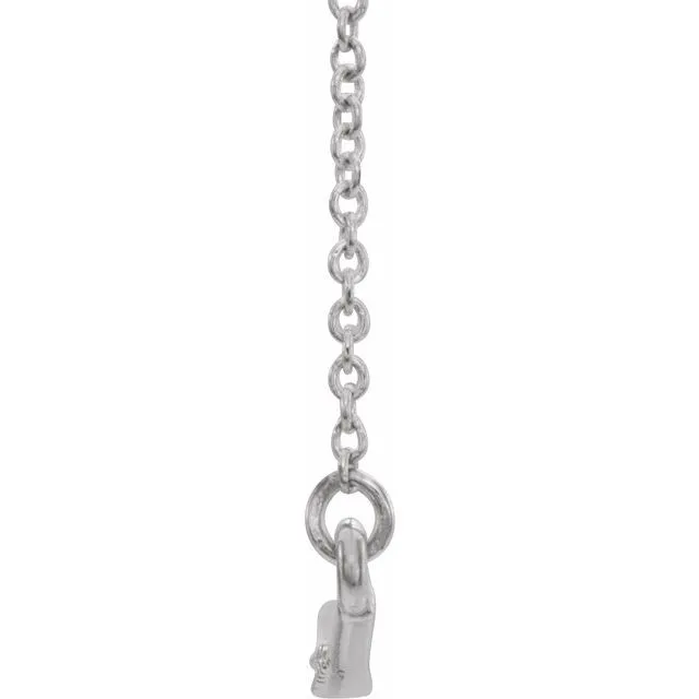 Calla Curving Diamond Bar Pendant