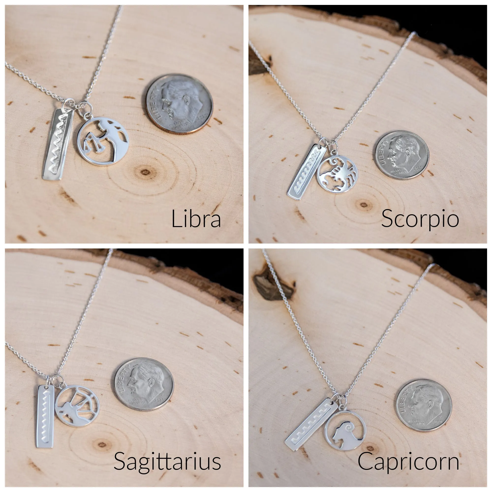 callisto cutout element bar necklace • celestial eye card