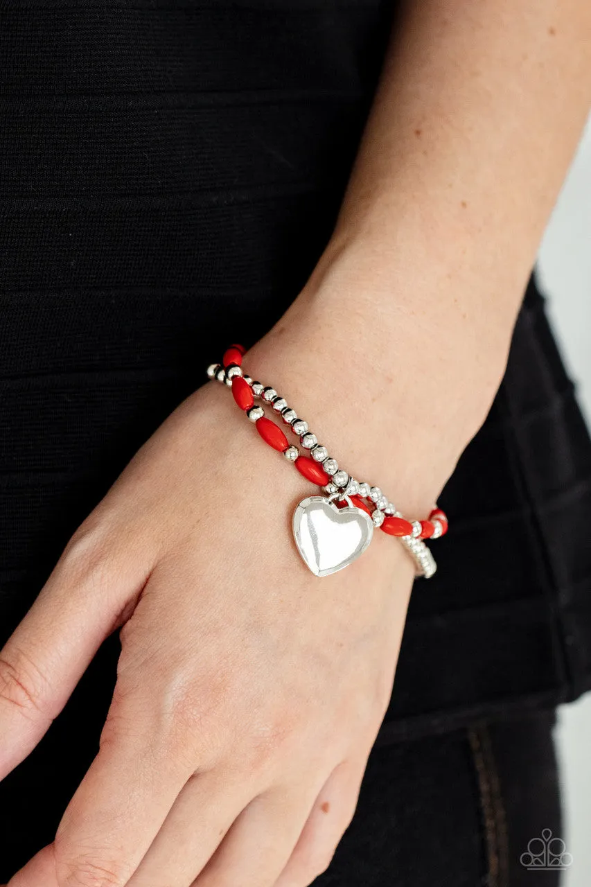 Candy Gram Red Paparazzi Bracelet