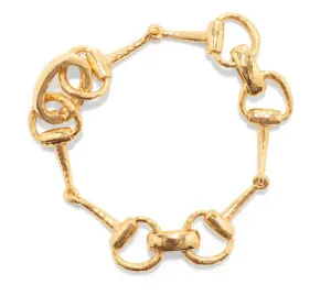 Capucine de Wulf Equestrian Snaffle Bit Bracelet - Gold