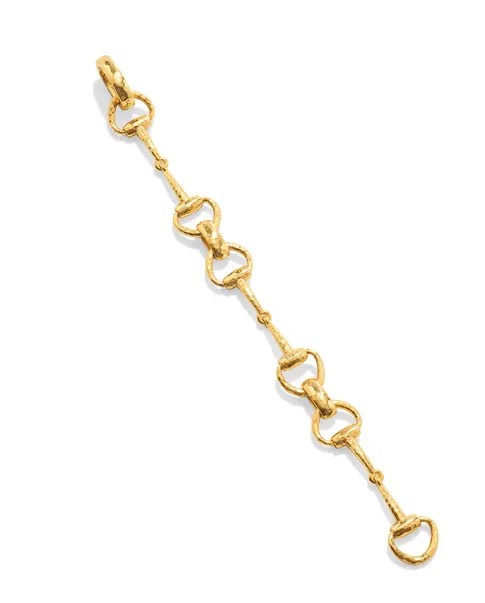 Capucine de Wulf Equestrian Snaffle Bit Bracelet - Gold