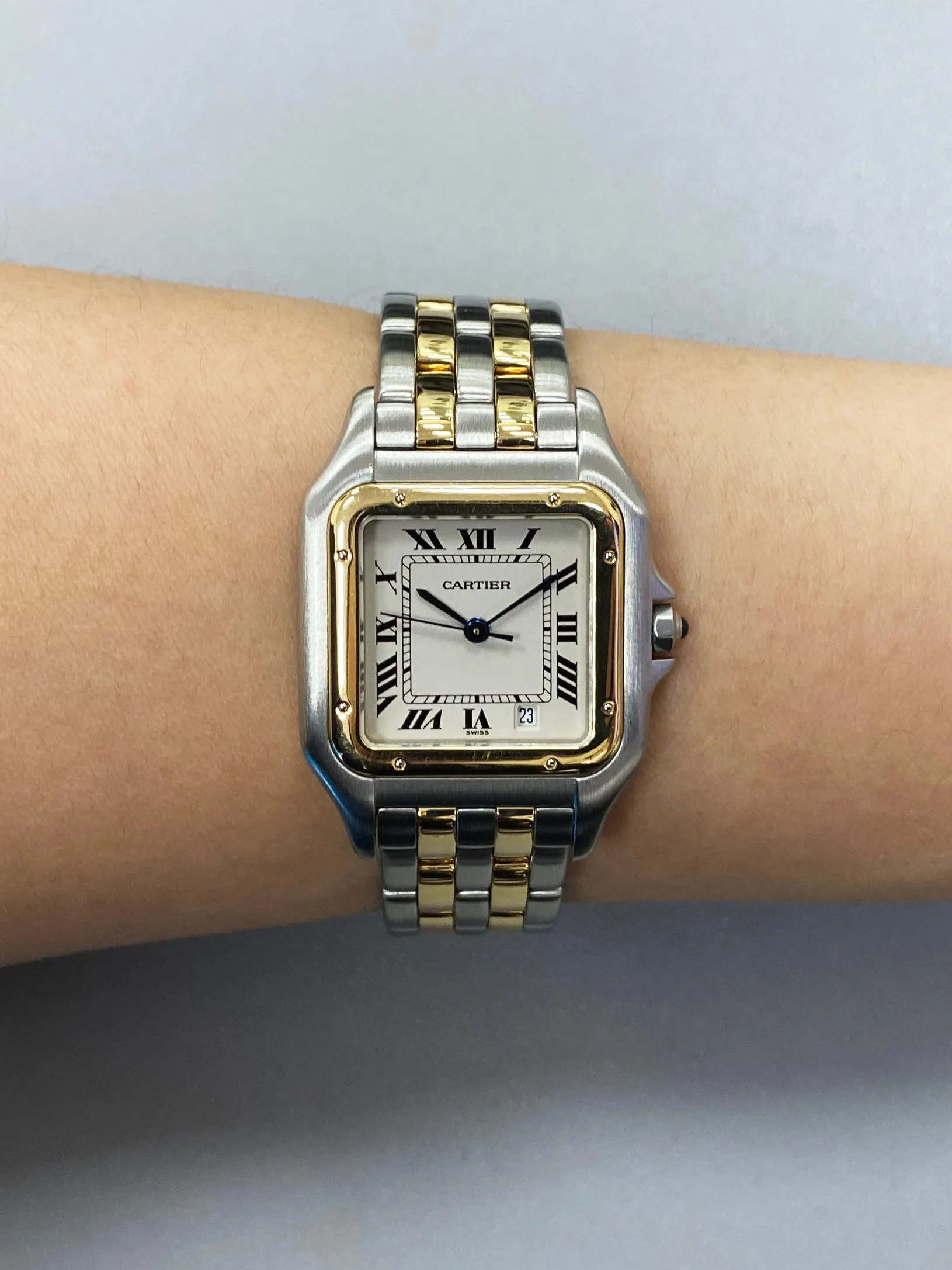 Cartier Panthere 1100 Midsize Two Tone Ladies Watch