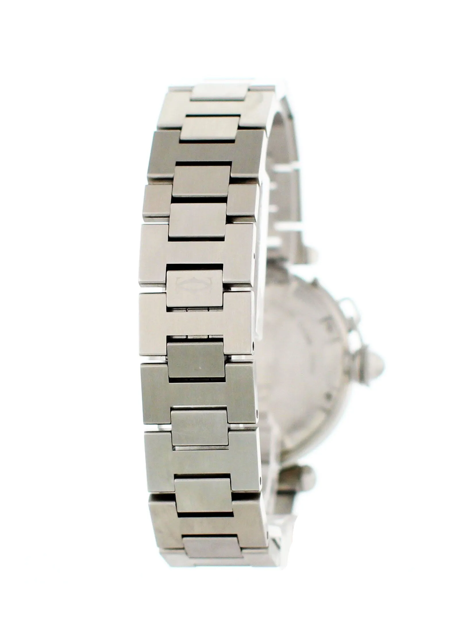 Cartier Pasha 2377 GMT Stainless Steel Mens Watch