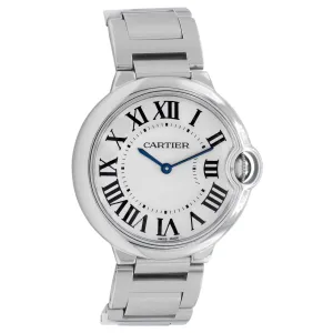 Cartier Stainless Steel Ballon Bleu 36mm Quartz  W69011Z4