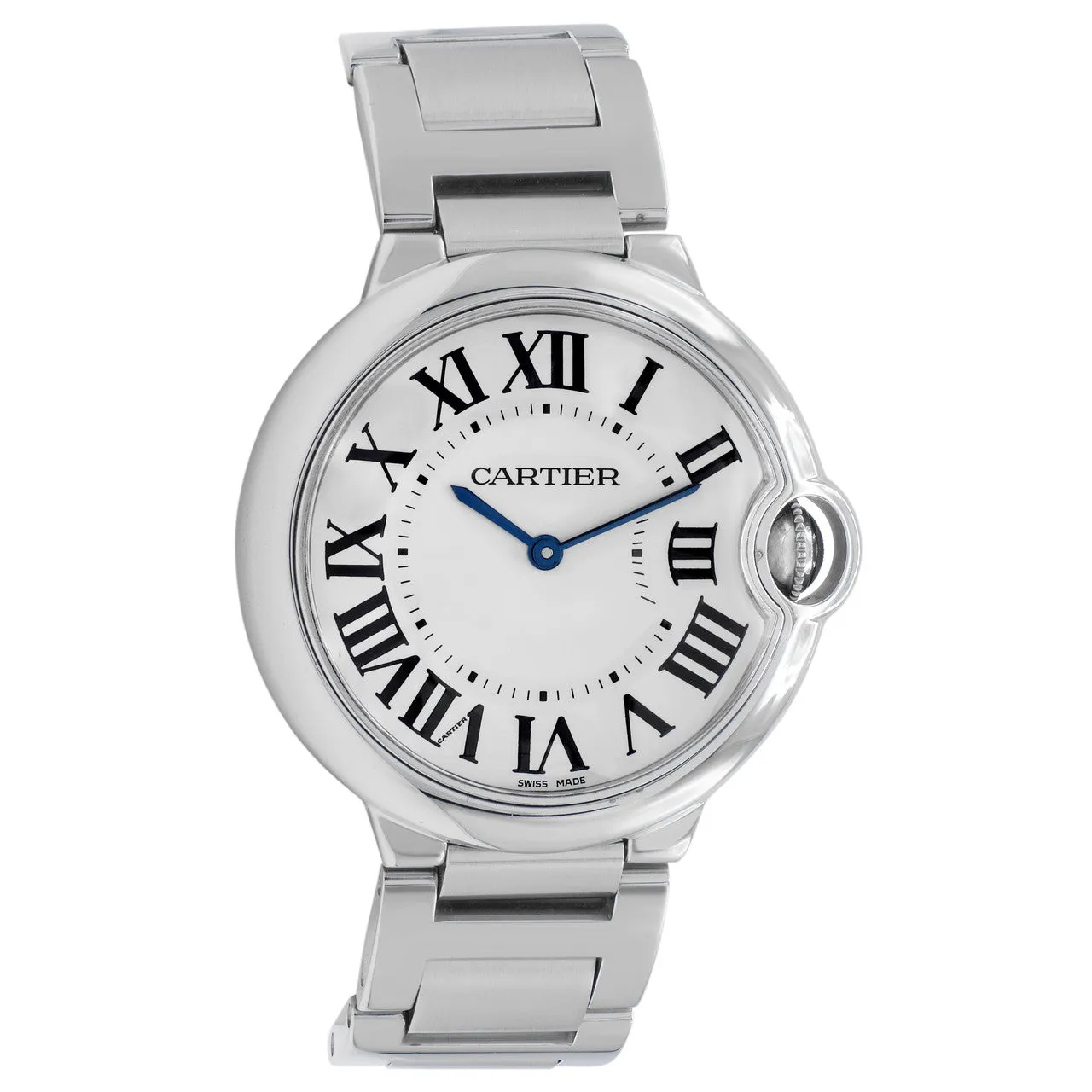 Cartier Stainless Steel Ballon Bleu 36mm Quartz  W69011Z4
