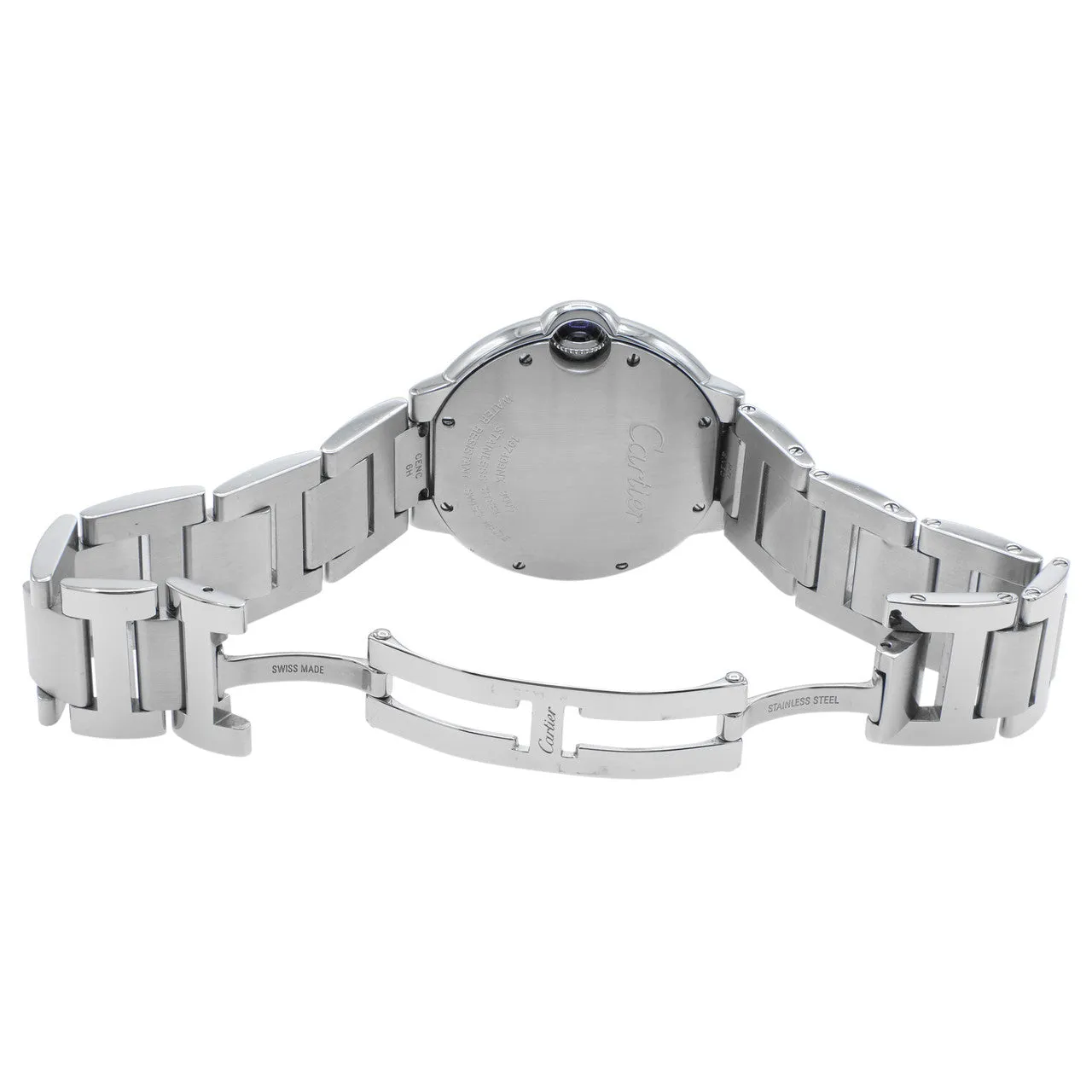 Cartier Stainless Steel Ballon Bleu 36mm Quartz  W69011Z4