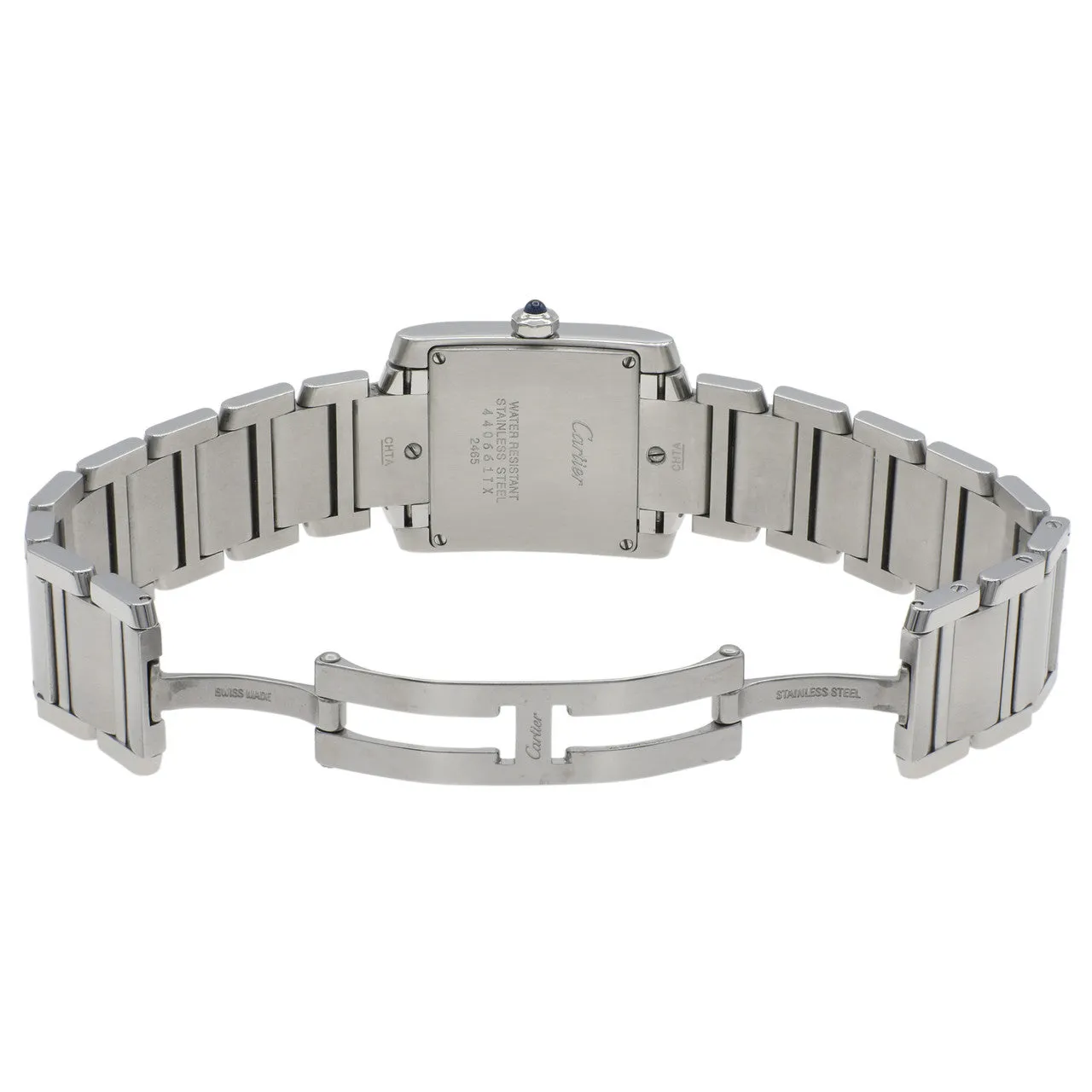 Cartier Stainless Steel Tank Francaise 2465