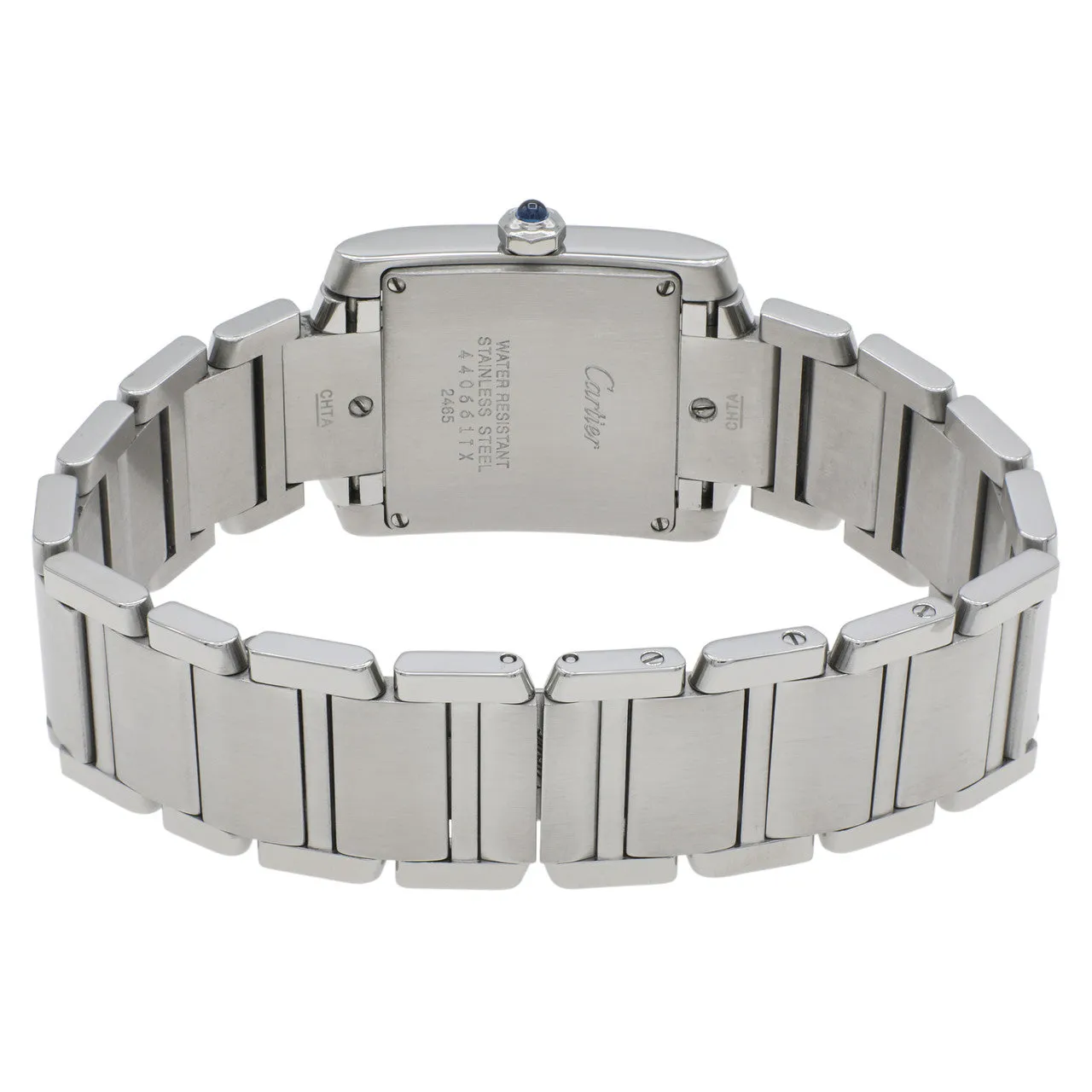 Cartier Stainless Steel Tank Francaise 2465