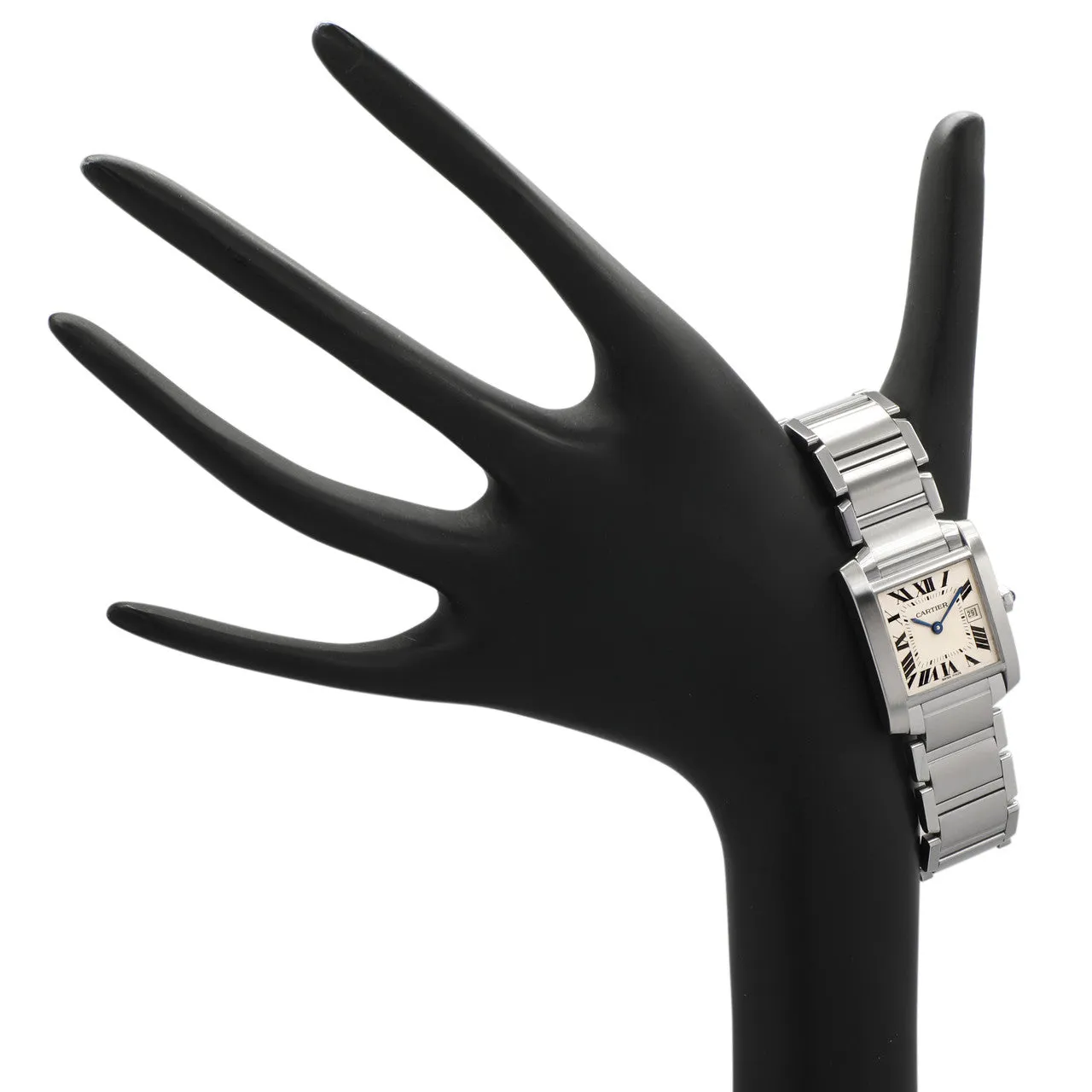 Cartier Stainless Steel Tank Francaise 2465