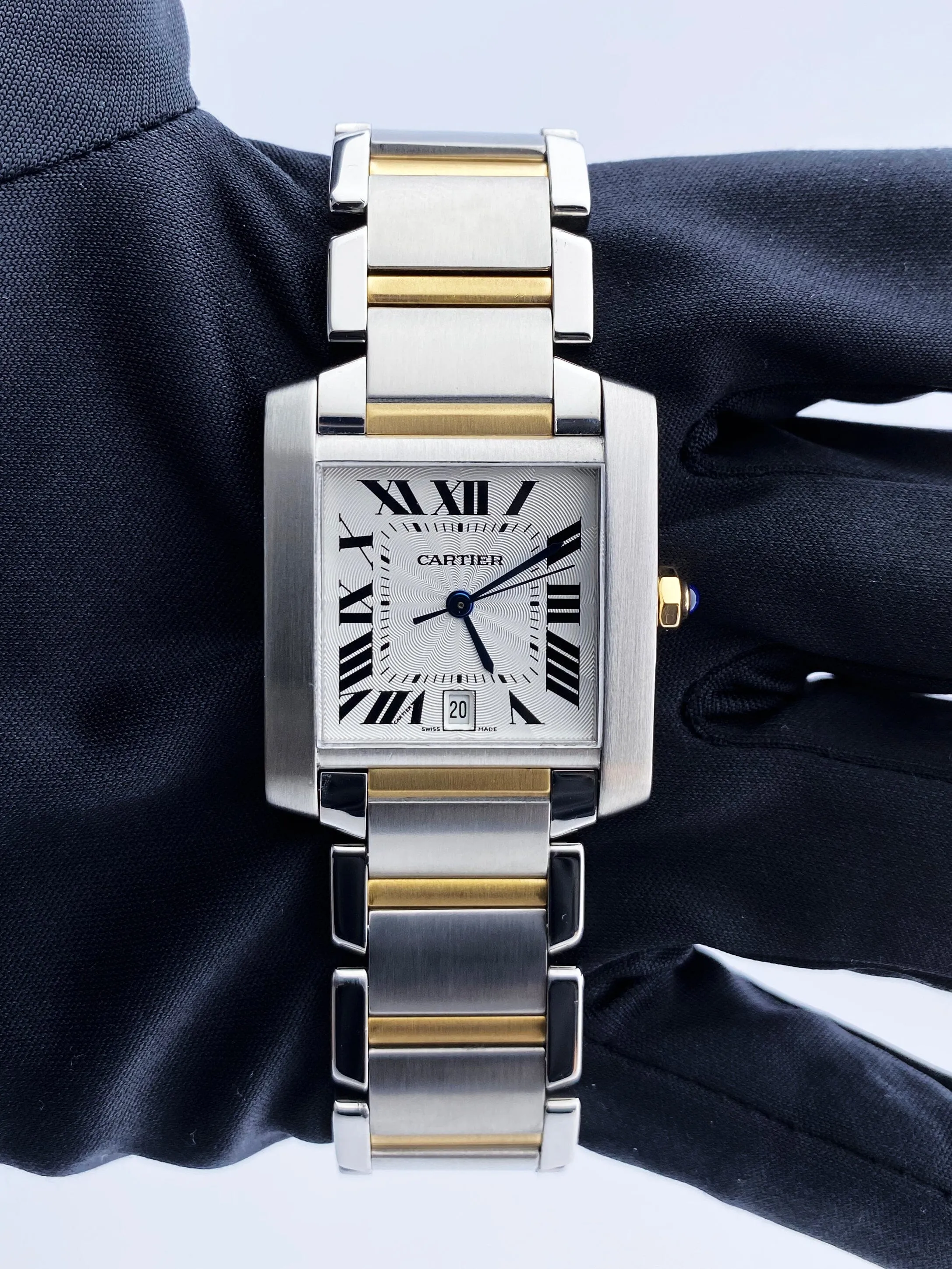 Cartier Tank Francaise W51005Q4 Two Tone Mens Watch