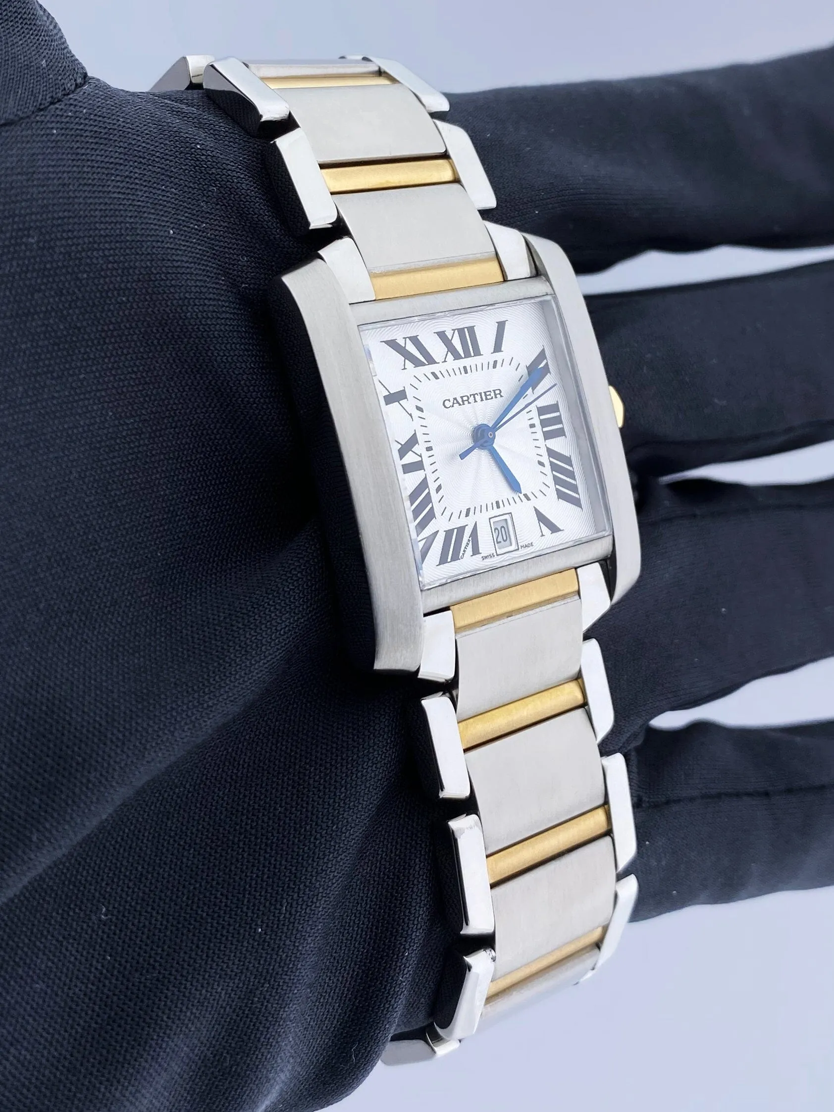 Cartier Tank Francaise W51005Q4 Two Tone Mens Watch