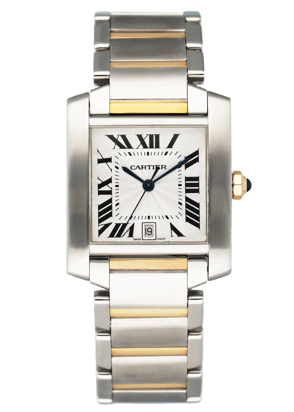 Cartier Tank Francaise W51005Q4 Two Tone Mens Watch