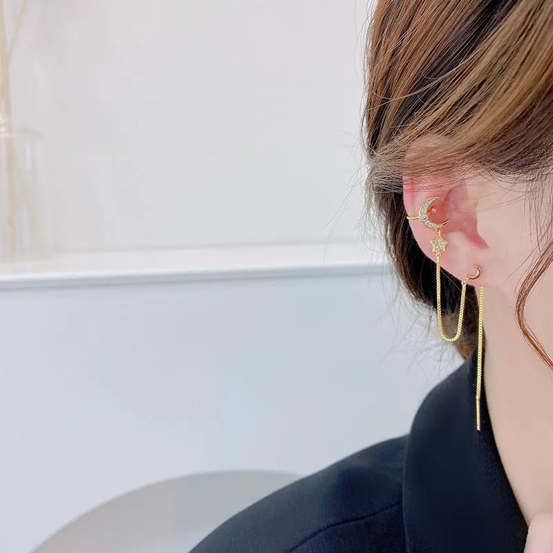 Celestial Threader Earrings and Cuffs