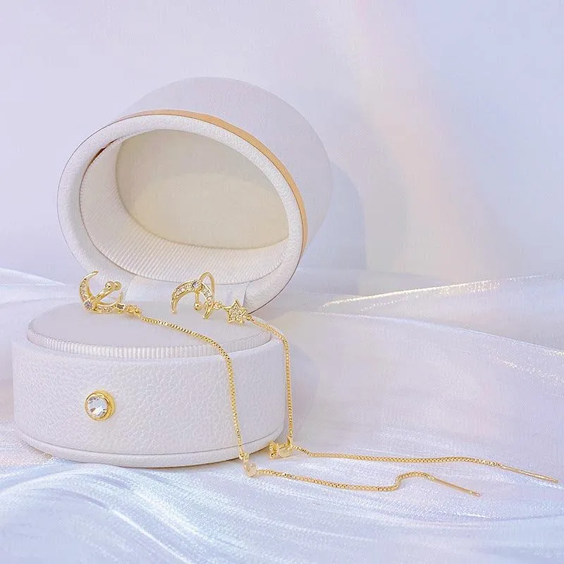Celestial Threader Earrings and Cuffs
