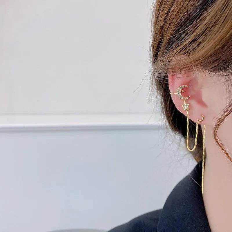 Celestial Threader Earrings and Cuffs