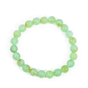Chrysoprase 8mm Beaded Bracelet