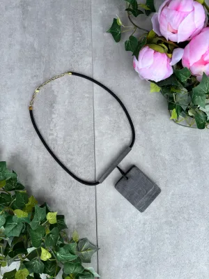 Cielo Necklace in Granite