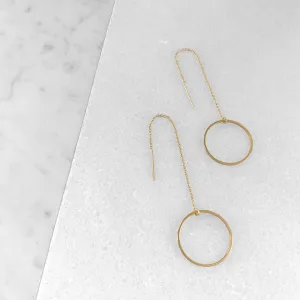 Circle Threader Earrings