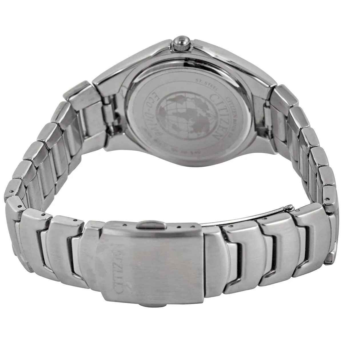 Citizen Eco-Drive White Dial Stainless Steel 35mm Watch BM0530-58A