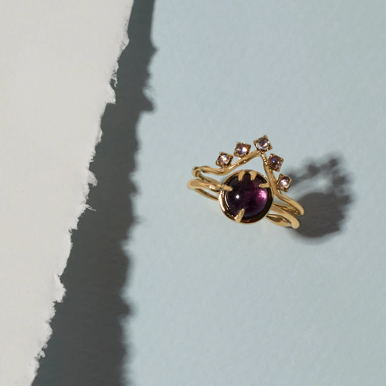 Cleo Ring in Moonstone
