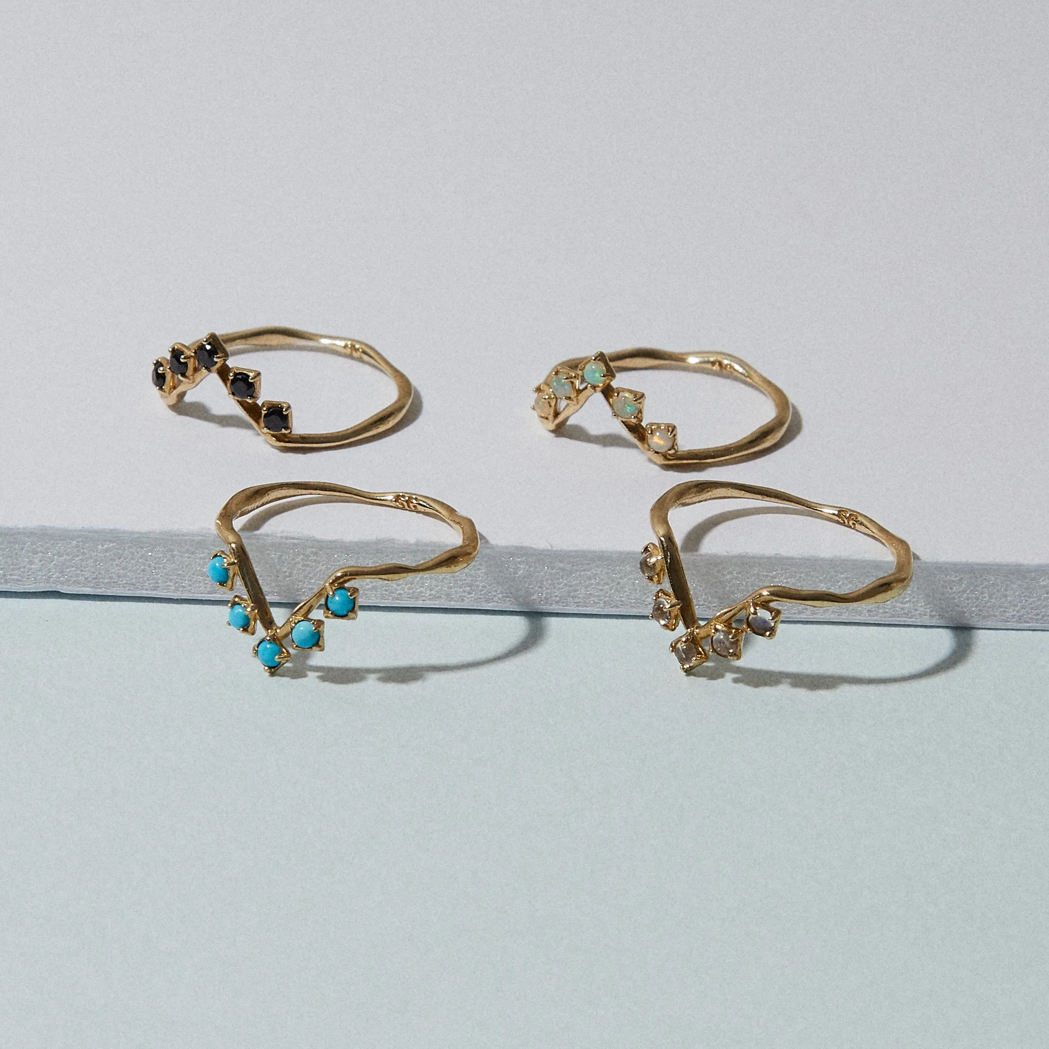 Cleo Ring in Moonstone