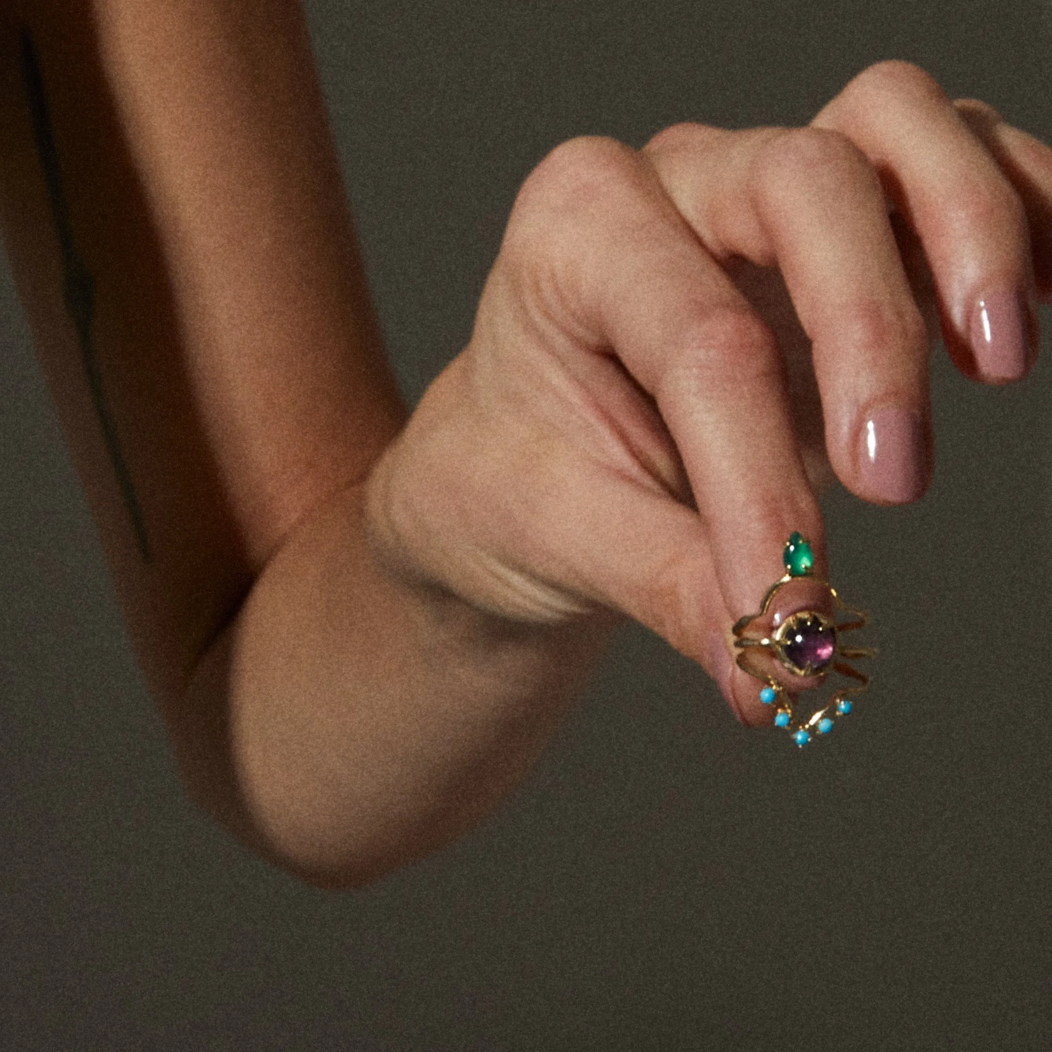 Cleo Ring in Turquoise