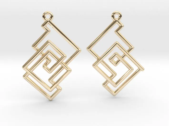 Cobweb Earrings (Metal)