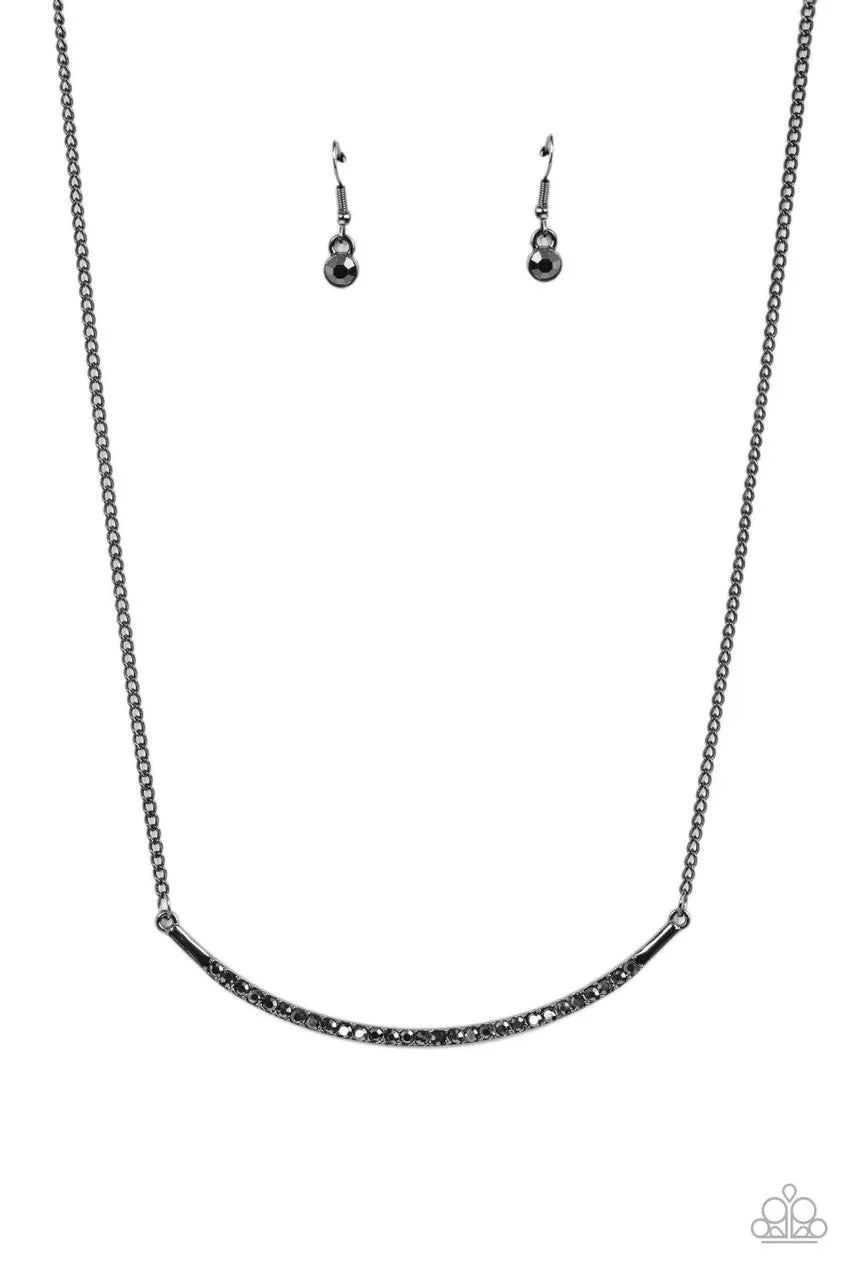 Collar Poppin Sparkle Black Paparazzi Necklace