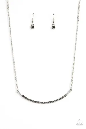 Collar Poppin Sparkle Silver Paparazzi Necklace