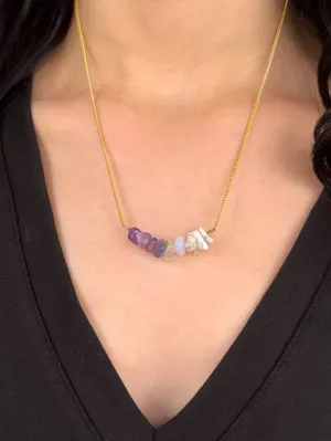 Crown Chakra Gemstone Necklace