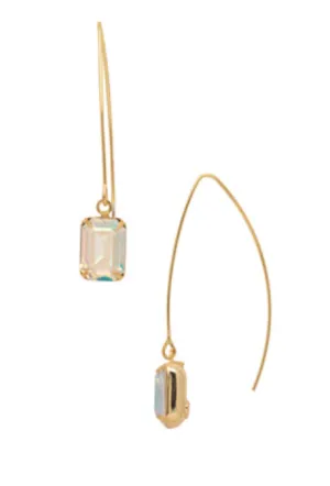 Crystal Bobbi Threader Dangle Earrings
