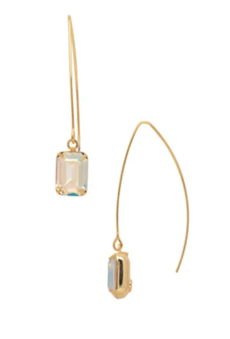 Crystal Bobbi Threader Dangle Earrings