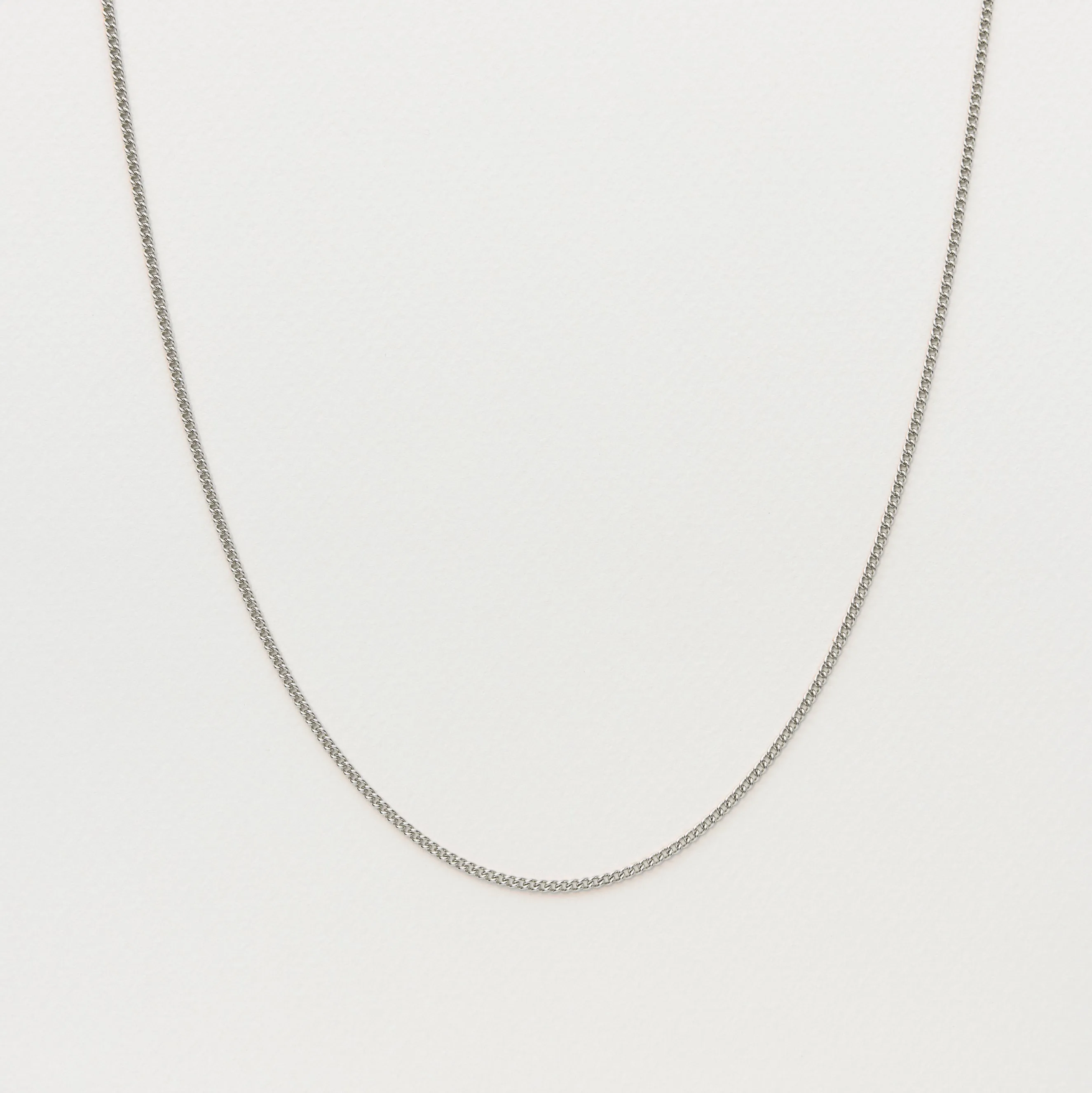 Curb Chain Necklace 14K Yellow Gold, 2.20mm (Ready To Ship)