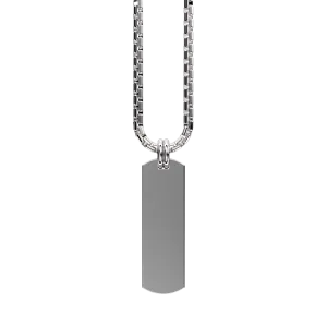 Curved Set Your Bar Sterling Silver Plain Matte
