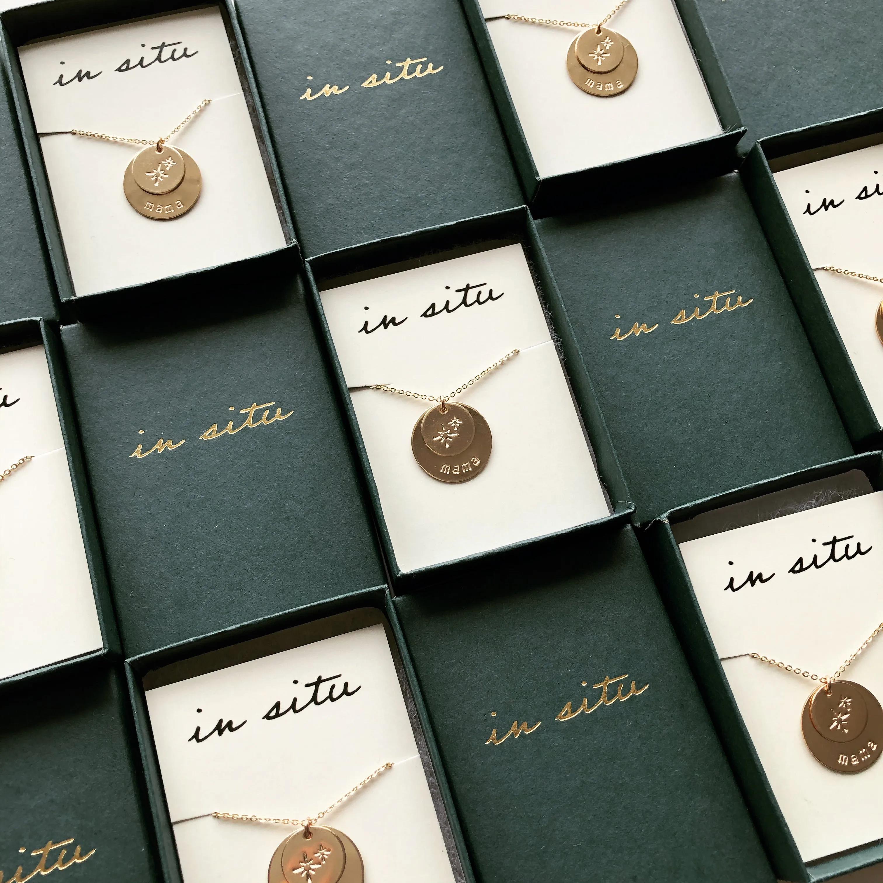 CUSTOM DOUBLE DISC NECKLACE
