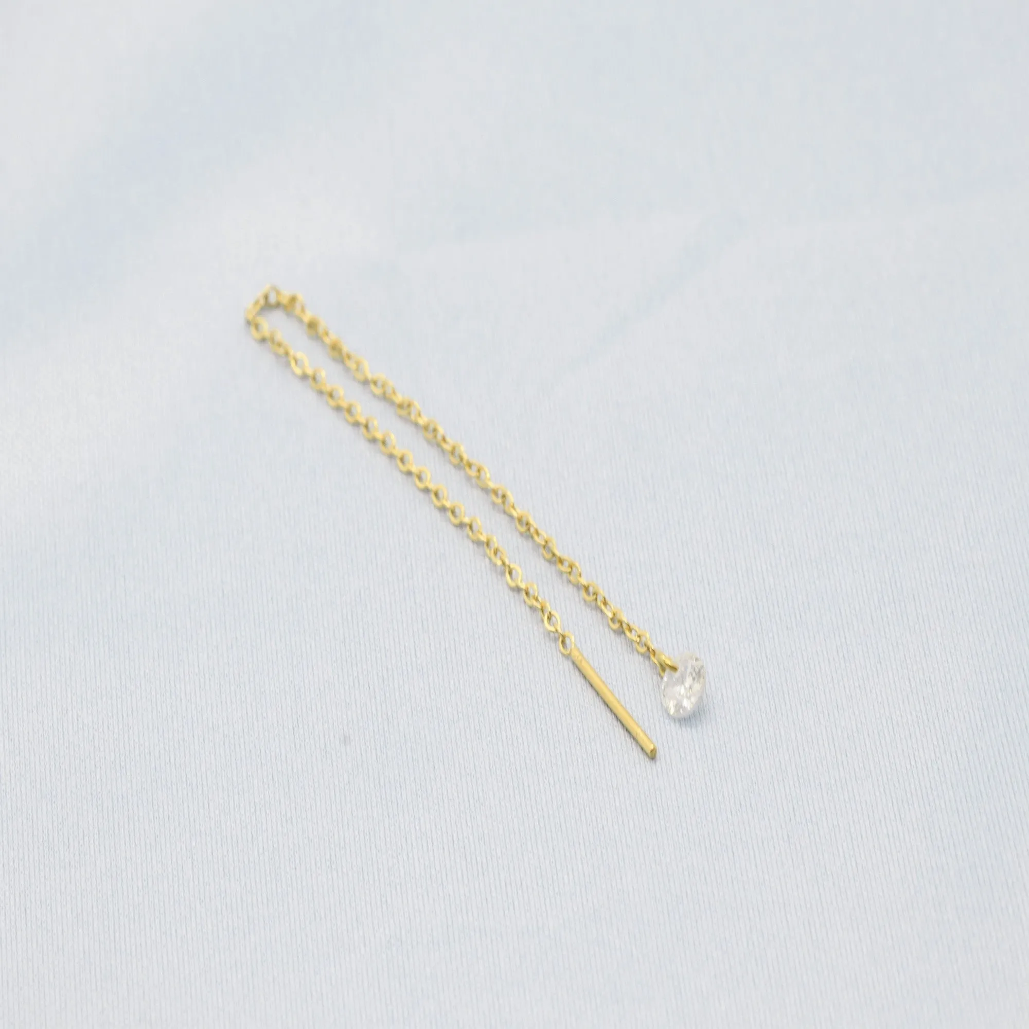CZ Threader Earrings