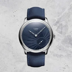 Czapek Promenade Guilloché ‘Soleil’ Bleu Nuit 38mm (Pre-order)