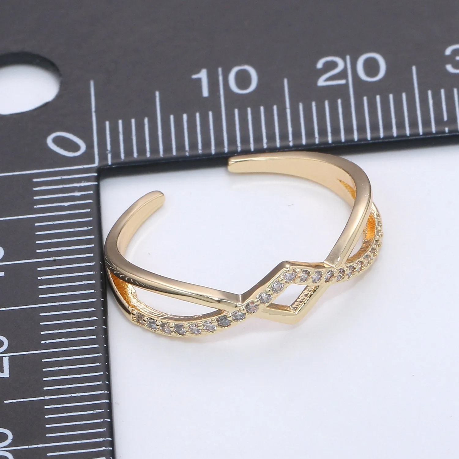 Dainty Open Rings | Simple Gold Ring | Minimalist Ring | Layered Ring | Dainty Ring | Gifts for Her Friend | Thin Open Gold Ring R-078