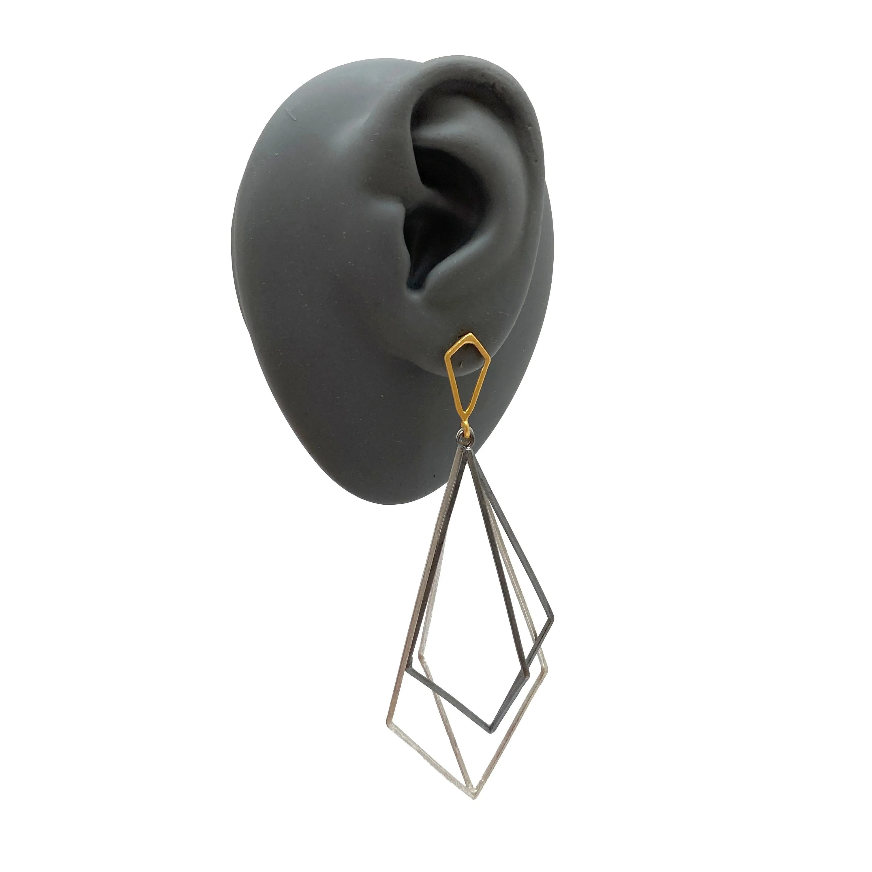 Dark Mixed Large Geometric Layered Drops