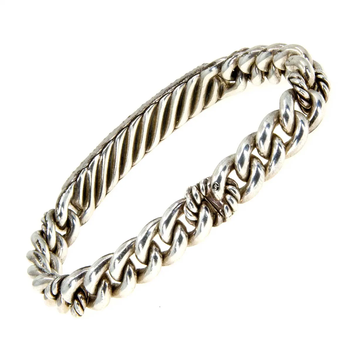 David Yurman Belmont Curb ID Bracelet with Diamonds